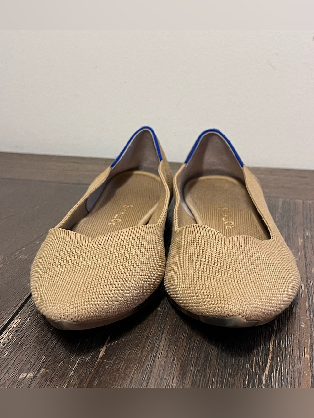 Rothy’s The Point Tan Flats Womens 9 - Picture 7 of 10